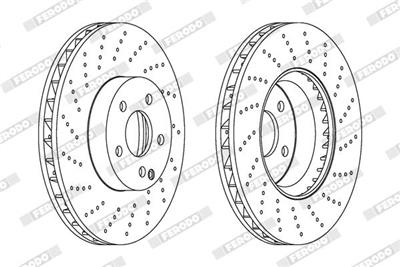 FERODO DDF1694C-1 Číslo výrobce: DDF1694. EAN: 4044197753673.