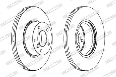 FERODO DDF1717C Číslo výrobce: DDF1717C. EAN: 4044197845699.