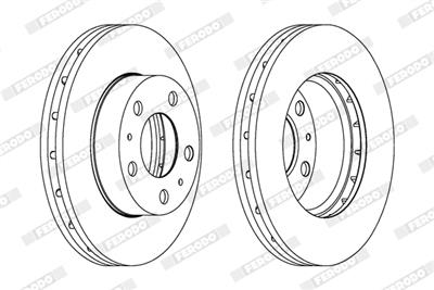 FERODO DDF1718-1 Číslo výrobce: DDF1718. EAN: 4044197589159.