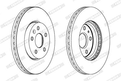 FERODO DDF1722C-1 Číslo výrobce: DDF1722C. EAN: 4044197589203.