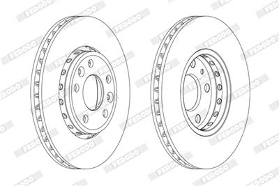 FERODO DDF1726C Číslo výrobce: DDF1726C. EAN: 4044197988402.