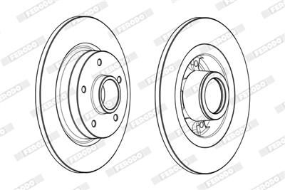 FERODO DDF1731-1 Číslo výrobce: DDF1731-1. EAN: 4044197953349.