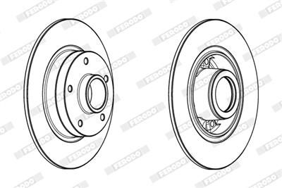 FERODO DDF1732-1 Číslo výrobce: DDF1732-1. EAN: 4044197953356.