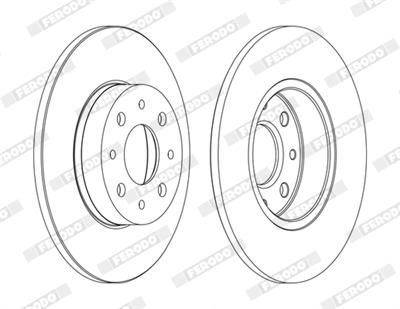 FERODO DDF1741C Číslo výrobce: DDF1741C. EAN: 4044197987719.