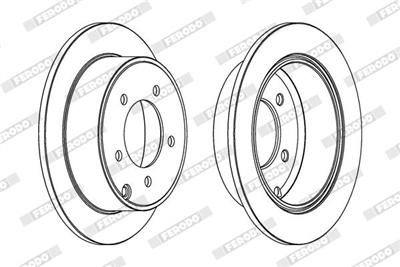 FERODO DDF1762C Číslo výrobce: DDF1762C. EAN: 4044197846122.