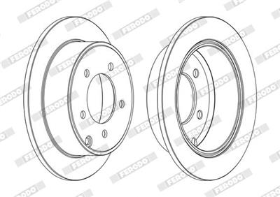FERODO DDF1762C Číslo výrobce: DDF1762C. EAN: 4044197846122.
