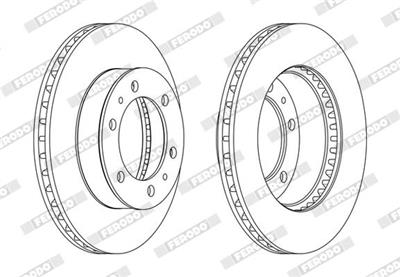 FERODO DDF1783C Číslo výrobce: DDF1783C. EAN: 4044197970322.