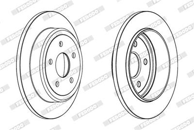 FERODO DDF1813C Číslo výrobce: DDF1813C. EAN: 4044197959839.