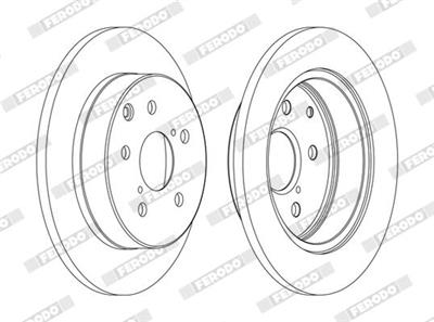 FERODO DDF1846C Číslo výrobce: DDF1846C. EAN: 4060426034153.