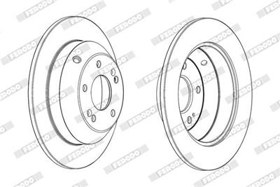 FERODO DDF1873C Číslo výrobce: DDF1873C. EAN: 4044197846382.