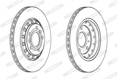 FERODO DDF1934C Číslo výrobce: DDF1934C. EAN: 4044197564514.