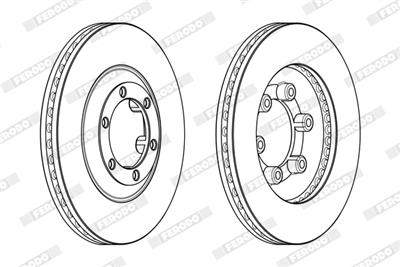 FERODO DDF1947C Číslo výrobce: DDF1947C. EAN: 4044197935208.