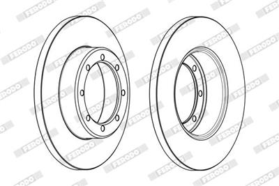 FERODO DDF1977C Číslo výrobce: DDF1977C. EAN: 4044197916498.