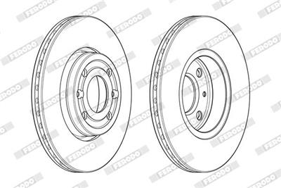 FERODO DDF1977C Číslo výrobce: DDF1977C. EAN: 4044197916498.