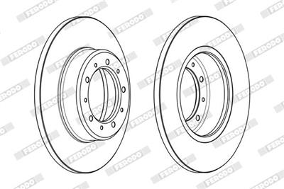 FERODO DDF2083C Číslo výrobce: DDF2083C. EAN: 4044197935284.