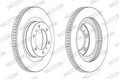 FERODO DDF2093C-1 Číslo výrobce: DDF2093C. EAN: 4044197932085.