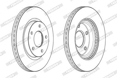 FERODO DDF2100C Číslo výrobce: DDF2100C. EAN: 4044197959891.