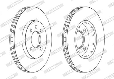 FERODO DDF2184C Číslo výrobce: DDF2184C. EAN: 4044197988471.