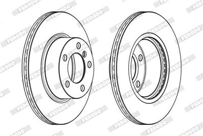 FERODO DDF2195C Číslo výrobce: DDF2195C. EAN: 4044197628070.