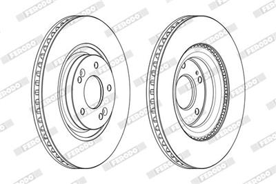 FERODO DDF2199C Číslo výrobce: DDF2199C. EAN: 4044197955091.