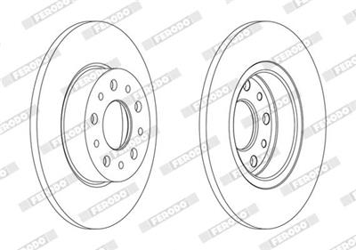 FERODO DDF2286C Číslo výrobce: DDF2286C. EAN: 4044197988068.
