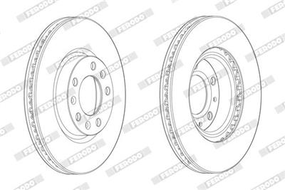 FERODO DDF2405C Číslo výrobce: DDF2405C. EAN: 4044197970391.