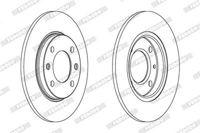 FERODO DDF244C Číslo výrobce: DDF244C. EAN: 4044197560691.