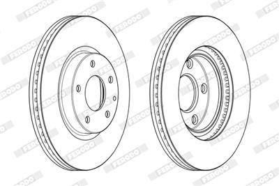 FERODO DDF2463C Číslo výrobce: DDF2463C. EAN: 4044197997497.