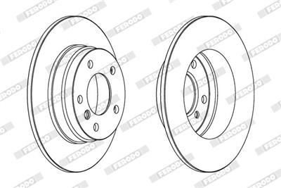 FERODO DDF249C Číslo výrobce: DDF249C. EAN: 4044197560714.