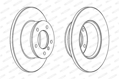 FERODO DDF250 Číslo výrobce: DDF250. EAN: 5016687125092.