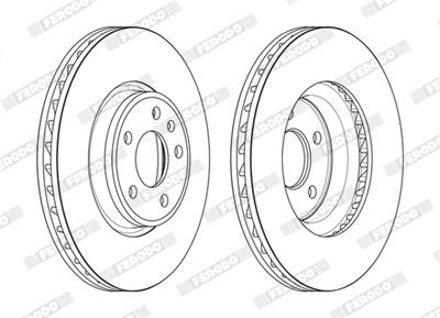 FERODO DDF2596C-1 Číslo výrobce: DDF2596C-1. EAN: 4060426150501.