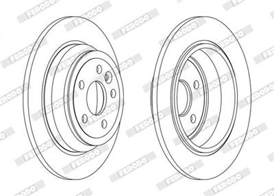 FERODO DDF2607C Číslo výrobce: DDF2607C. EAN: 4060426164669.