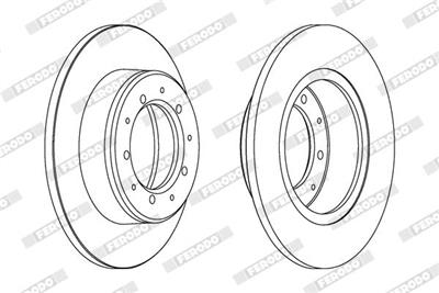 FERODO DDF283C Číslo výrobce: DDF283C. EAN: 4044197845309.