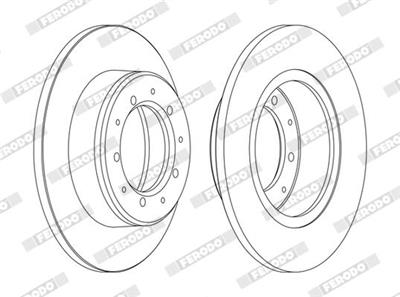 FERODO DDF283C Číslo výrobce: DDF283C. EAN: 4044197845309.