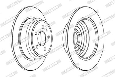 FERODO DDF552C Číslo výrobce: DDF552C. EAN: 4044197560912.