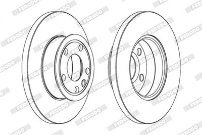 FERODO DDF562C Číslo výrobce: DDF562C. EAN: 4044197986453.