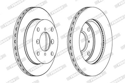 FERODO DDF623C Číslo výrobce: DDF623C. EAN: 4044197986460.