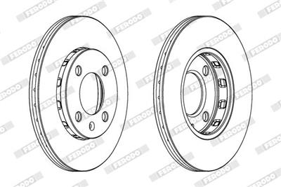 FERODO DDF812C Číslo výrobce: DDF812C. EAN: 4044197561032.