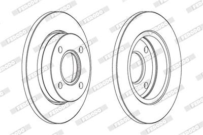 FERODO DDF845C Číslo výrobce: DDF845C. EAN: 4044197561117.