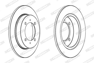 FERODO DDF886C Číslo výrobce: DDF886C. EAN: 4044197561162.
