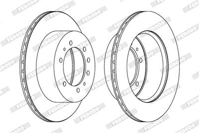 FERODO DDF976-1 Číslo výrobce: DDF976. EAN: 4044197594290.