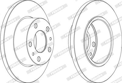 FERODO FCR195A Číslo výrobce: FCR195A. EAN: 4044197228942.