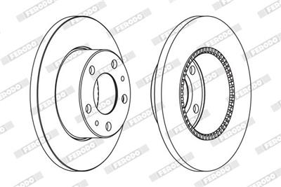 FERODO FCR196A Číslo výrobce: FCR196A. EAN: 4044197228959.