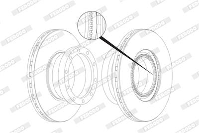 FERODO FCR258A Číslo výrobce: FCR258A. EAN: 4044197285303.