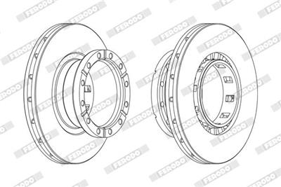 FERODO FCR318A Číslo výrobce: FCR318A. EAN: 4044197419531.
