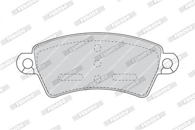 FERODO FDB1370 Číslo výrobce: 23396. EAN: 5016687198072.