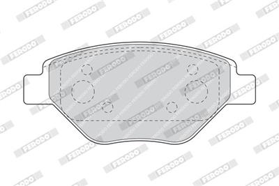 FERODO FDB1409 Číslo výrobce: 23934. EAN: 5016687242171.