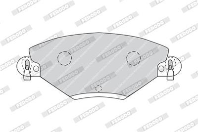 FERODO FDB1411 Číslo výrobce: 23277. EAN: 5016687216677.