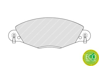 FERODO FDB1412 Číslo výrobce: 23273. EAN: 5016687216776.