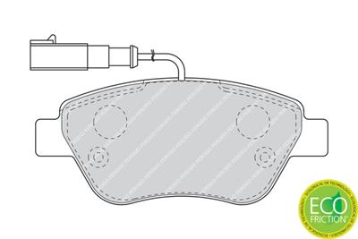 FERODO FDB1466 Číslo výrobce: 23705. EAN: 5016687220773.